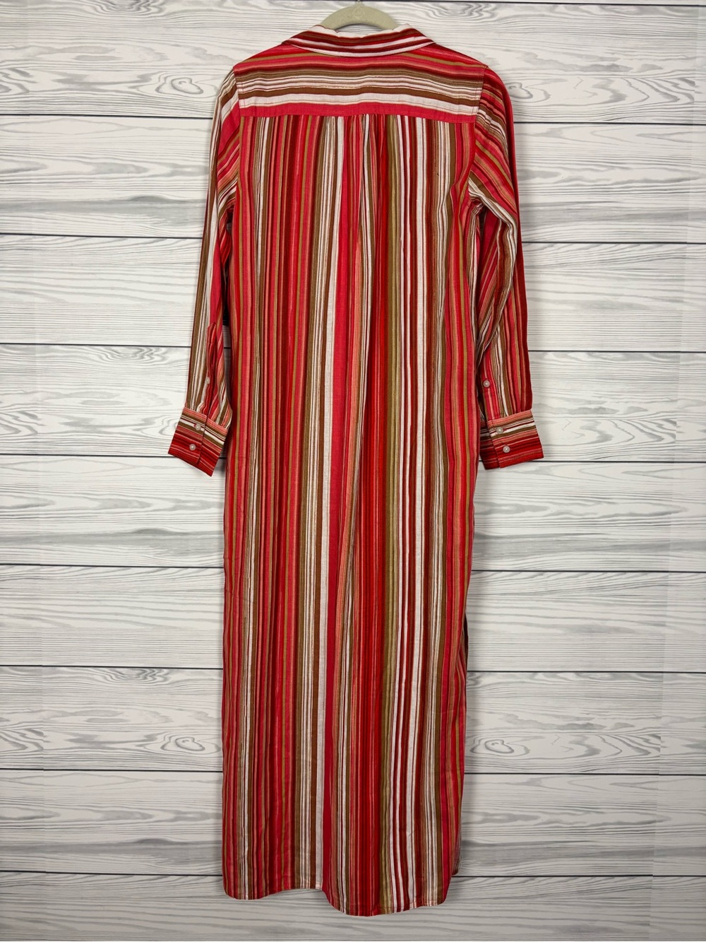Nautica Jeans stripe linen blend maxi dress size  XS NWT - Picture 10 of 10